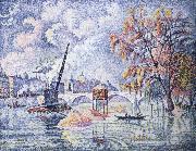 flood at the pont royal Paul Signac